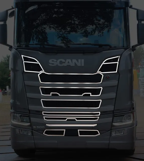 For Scania NG SC / S 500 Frame Of Grill Chrome With Fog