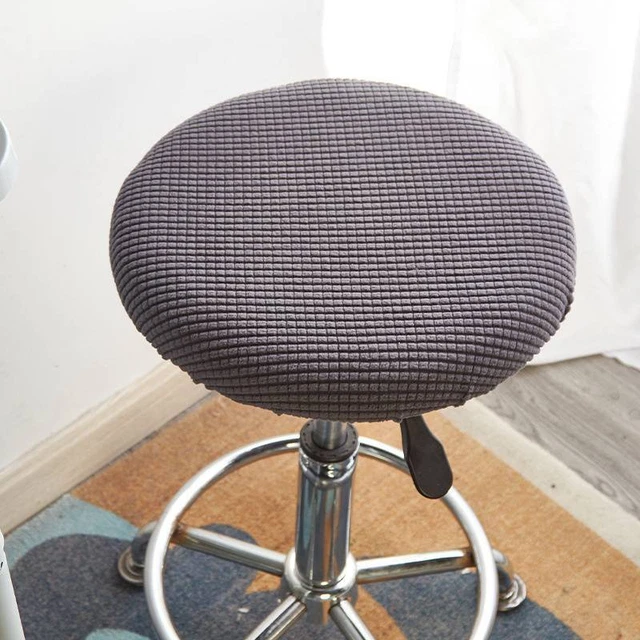 Chair Cover Corn Velvet Round Bar Swivel Round Stool Rotating Chair Cover