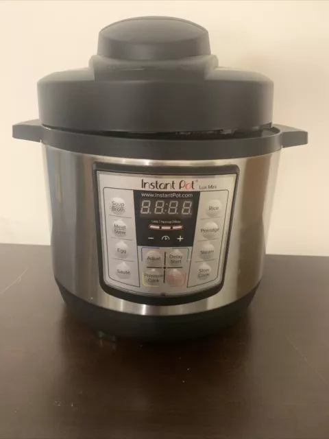 Instant Pot 3 Quart Lux Mini Electric Pressure Rice Cooker 6 In 1 Tested Works