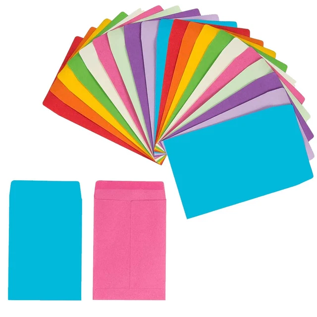 200 Packs Self-Adhesive Small Parts Packets Envelopes Kraft Self Sealing