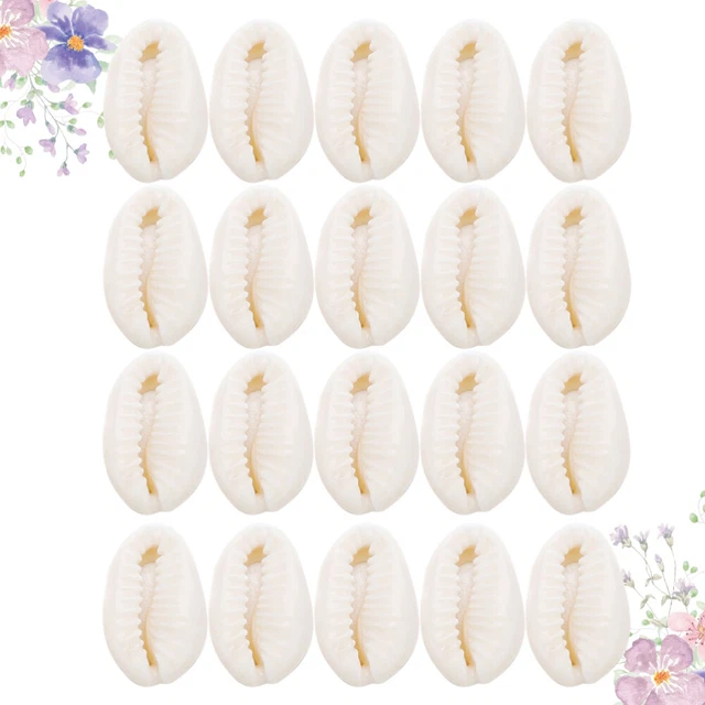 40 Pcs Jewelry Making Pendants DIY Seashells Women's Charm Bracelets Crafts