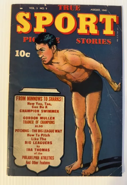 True Sport Picture Stories #2 1945 (VG) Golden Age!