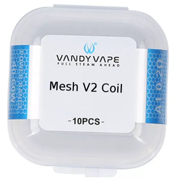 VandyVape M V2 RDA Coils 10er Pack Wickeldraht Mesh E-Zigarette TOP NEU WOW