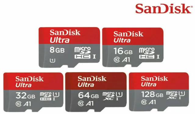 SanDisk Ultra Micro SD 32GB 64GB 128GB Class 10 SDHC SDXC Memory Card Imagemate
