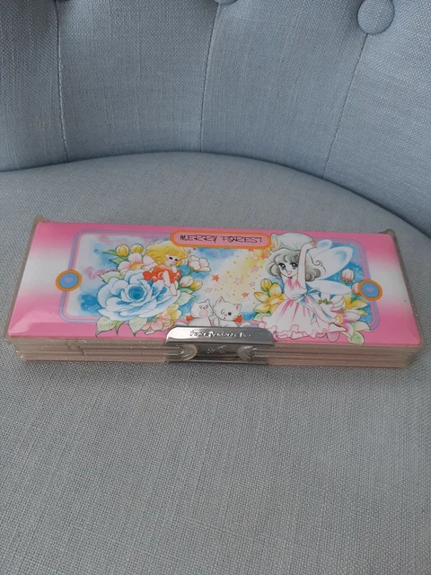 Raro Vintage Astuccio Pencil Case magnetico Japan Arupusu MERRY FOREST planning