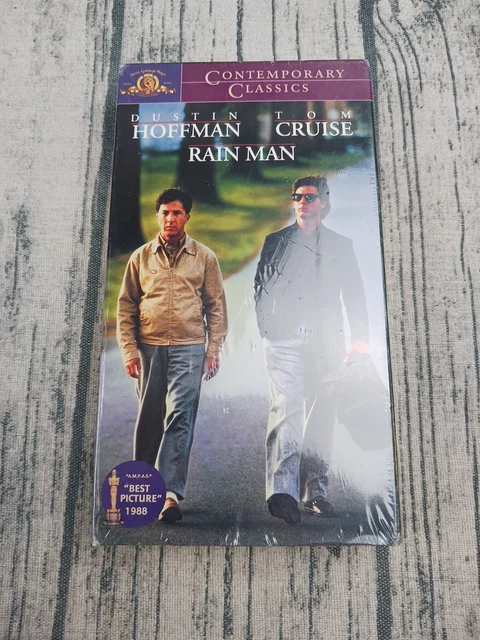 RAIN MAN (VHS, 1988) Tom Cruise, Dustin Hoffman - Brand New / Factory