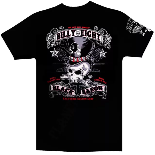 T-shirt Billy Eight " Black Baron "