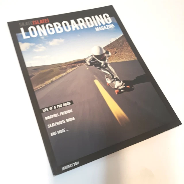 SKATE SLATE SS Longboarding Magazine January Jan 2011 Volume Vol 1 Issue 00 Rare
