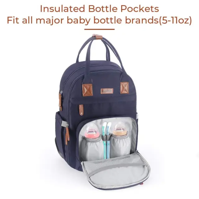 Diaper Bag Multi-Functional Waterproof Travel Foldable Backpack 2 Colors Choice 3