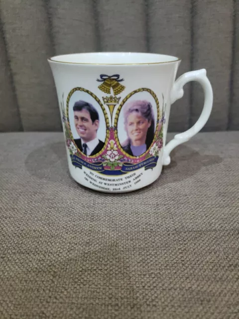 Royal Grafton HRH Prince Andrew And Sarah Ferguson Commemorative Wedding Mug