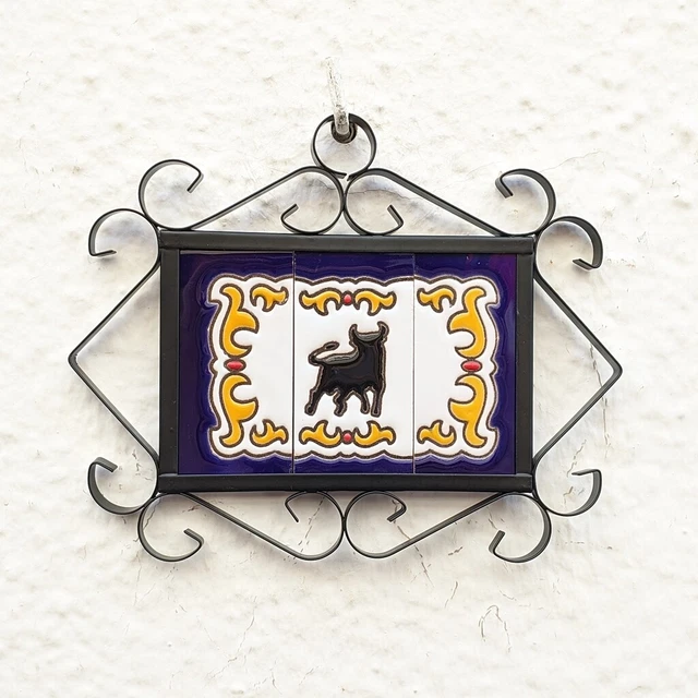 Spanish Ceramic tile letters - House ceramic numbers - Numbers and Letters - 10