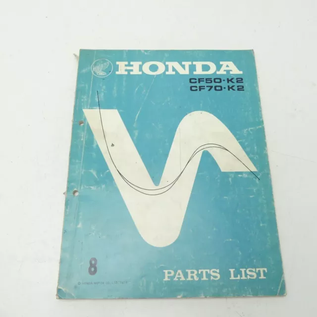 Honda CF 50 70 Chaly Ersatzteilkatalog Ersatzteilliste Handbuch Teilekatalog