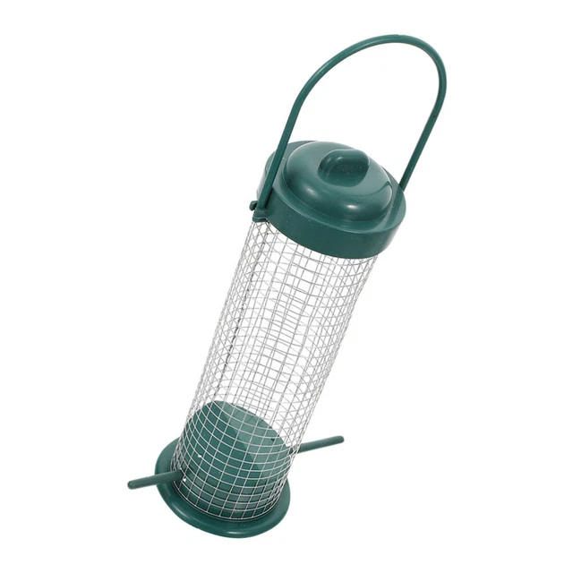 HANGING BIRD FEEDER Iron Wire Squirrel Feeders Hangers for outside £7.