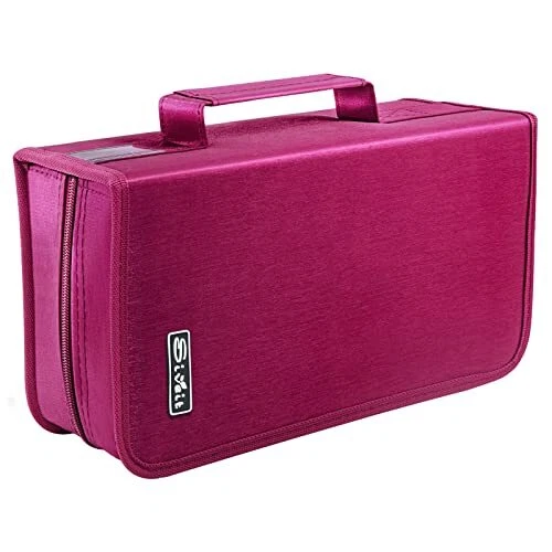 DVD Case Holder, Siveit CD/DVD Case Wallet Binder Holder 160 Capacity CD DVD