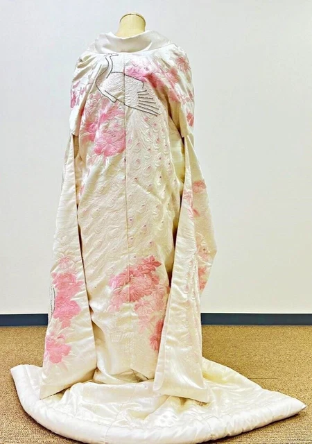 Japanese Kimono Uchikake Wedding Pure Silk  japan 843