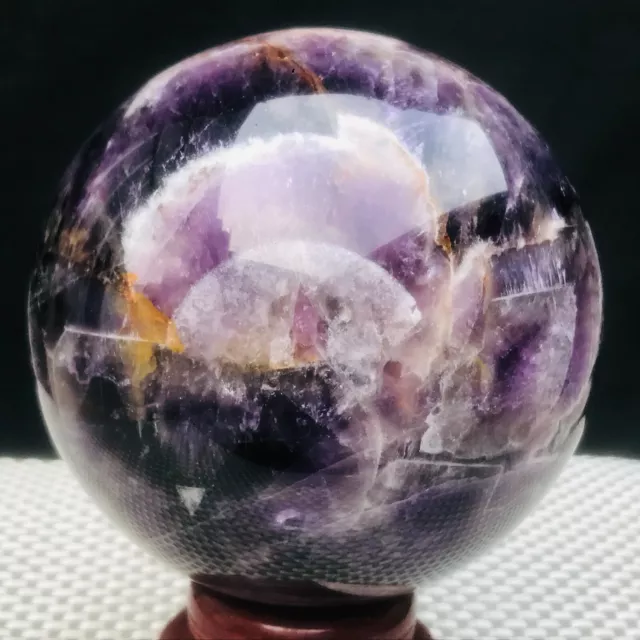 2036G NATURAL DREAM Amethyst Sphere Polished Quartz Crystal Ball Aura ...
