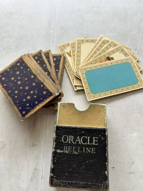 ORIGINALE DU JEU de cartes ORACLE BELLINE ancien EO GRIMAUD Divinatoires  Rare EUR 99,99 - PicClick FR