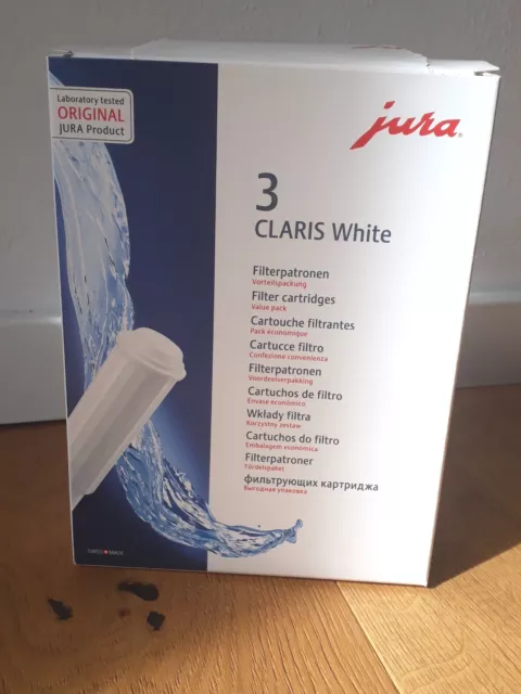 JURA Claris White Weiß Filter Filterpatronen 68739 3 Stück NEU & OVP