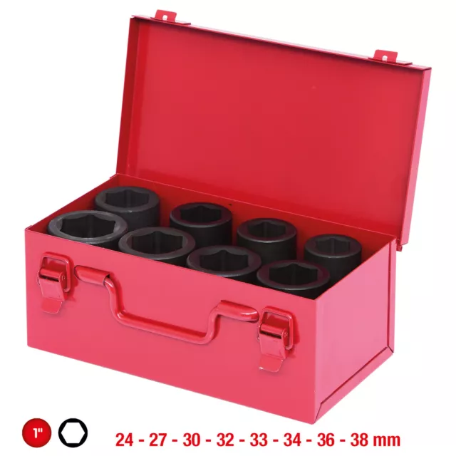 KS TOOLS 1 " Six Pans (Hexagonal) en Vertu De Jeu Douilles Long 8tlg. 24-38mm