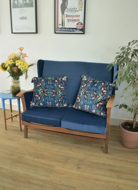 Mid Century 1960s Two Seater Settee/armchair 3