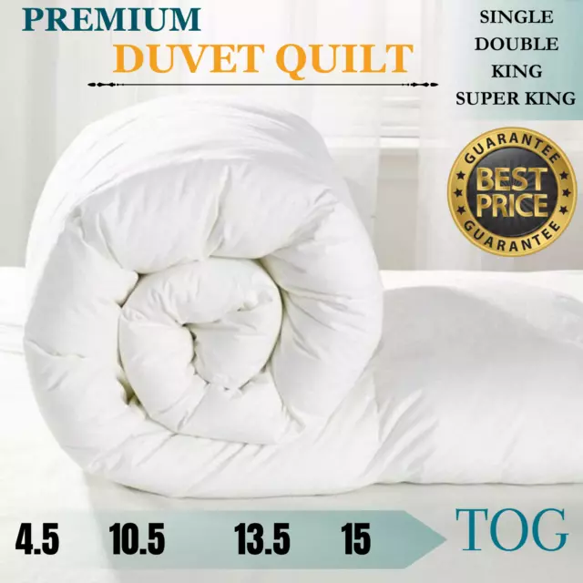 Winter Edition 15/13.5Tog Duvet Single Double King Super King  Winter Warm Cosy