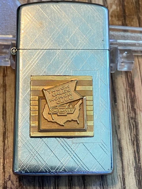 1973 Zippo Lighter Chevrolet Truck Sales Honor Club Salesman