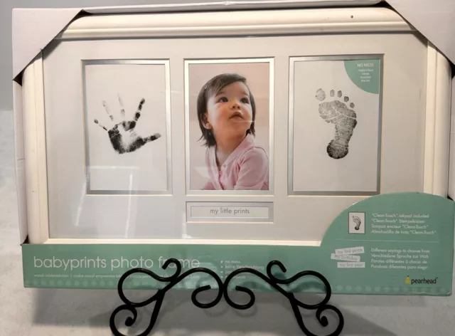 Pearhead Baby Prints Baby Photo Frame My First Little Hand Foot Prints Memories