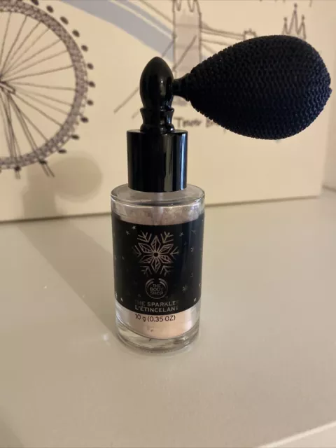 Brillo en todo el cuerpo The Body Shop The Sparkler rosa brillante - botella inhalada 10 g