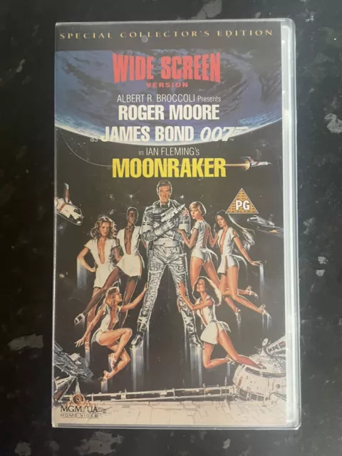 MOONRAKER 007 JAMES Bond Roger Moore VHS - Widescreen - Unique Cover £9 ...