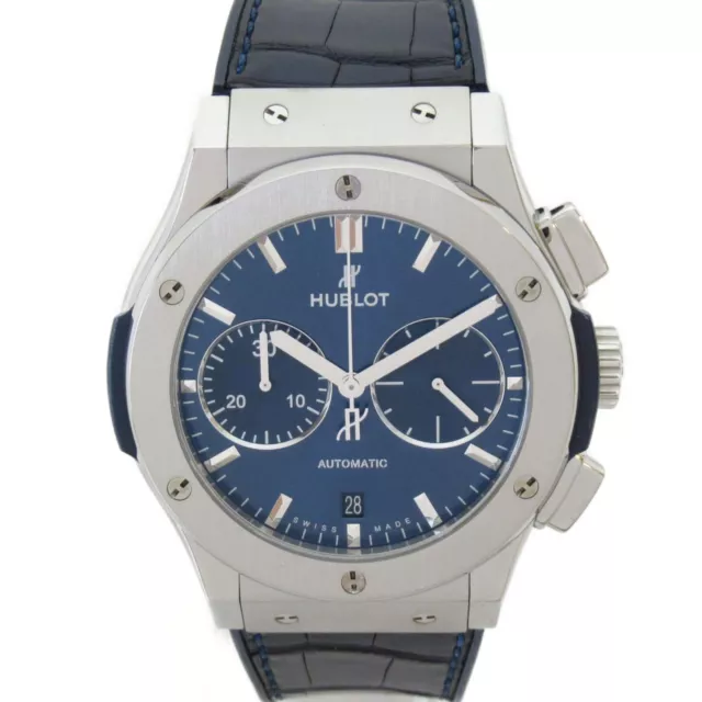 HUBLOT Classic Fusion Chronograph Titanium Blue Dial Watch 521.NX.7170.LR Mens HUBLOT Classic Fusion Chronograph Titanium Blue Dial Watch 521.NX.7170.LR Mens