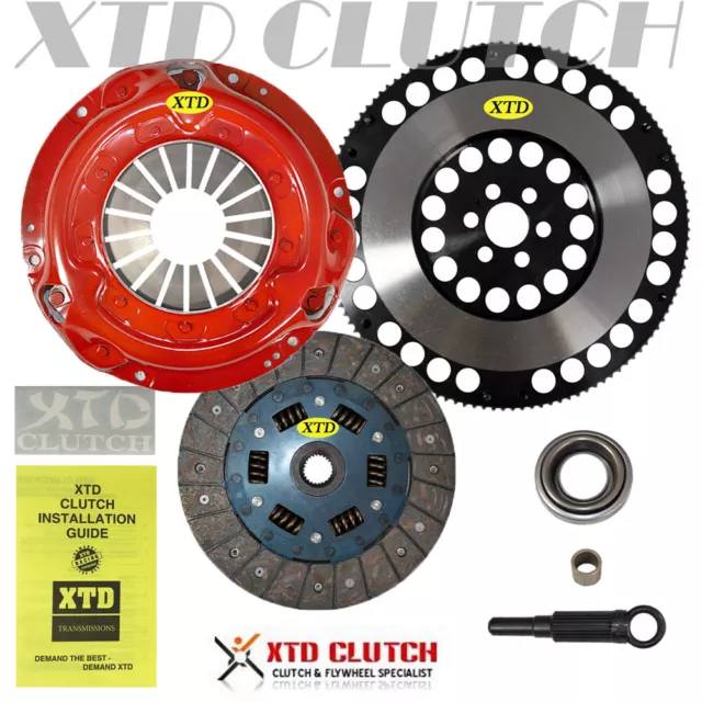 Xtd Stage 1 Clutch & Prolite Flywheel Kit Fits 240Sx 2.4L Ka24De Ka24E