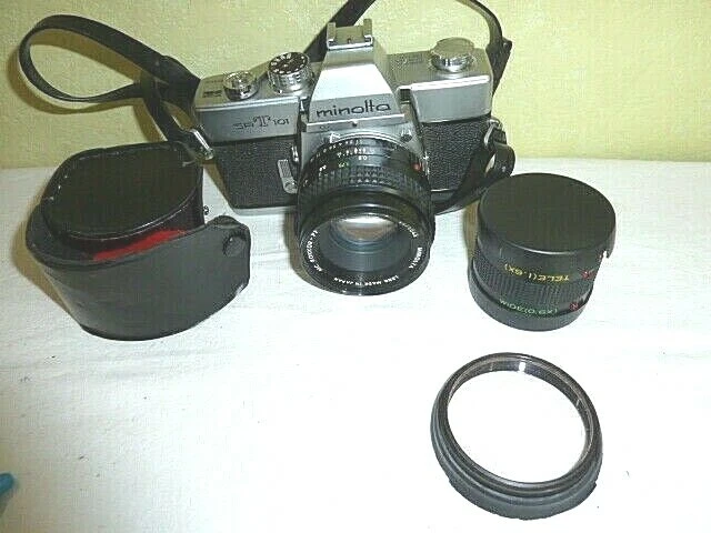 Minolta SRT101 Noir + Objectif 58mm F1.4 - Appareil Argentique Du Japon