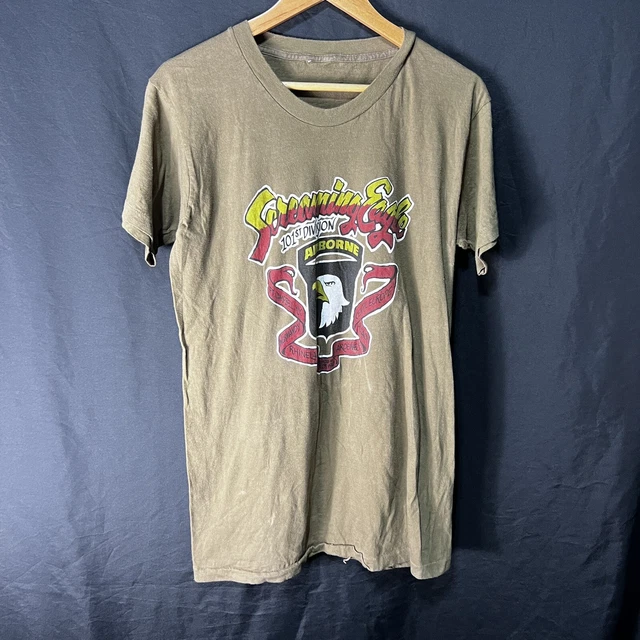 vtg 80s 101ST AIRBORNE DIVISION SCREAMING EAGLES US ARMY MILITARY