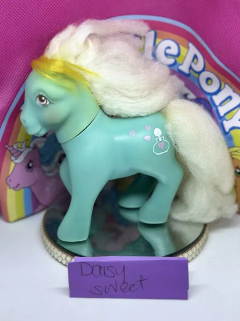 Perfume Puff Daisy Sweet Hasbro G1 Vintage My Little Pony MLP