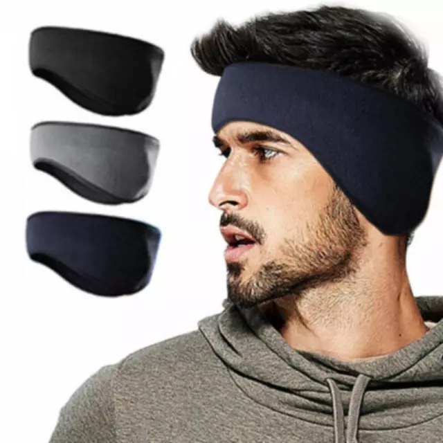 Fleece Ear Cover Ear Muffs Warmer Headband Winter Sweatband Running Headband UK