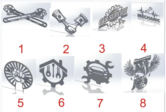 10 FICHIERS DXF CNCIndustrial Laser Cut Vector DXF Routeur Plasma ...