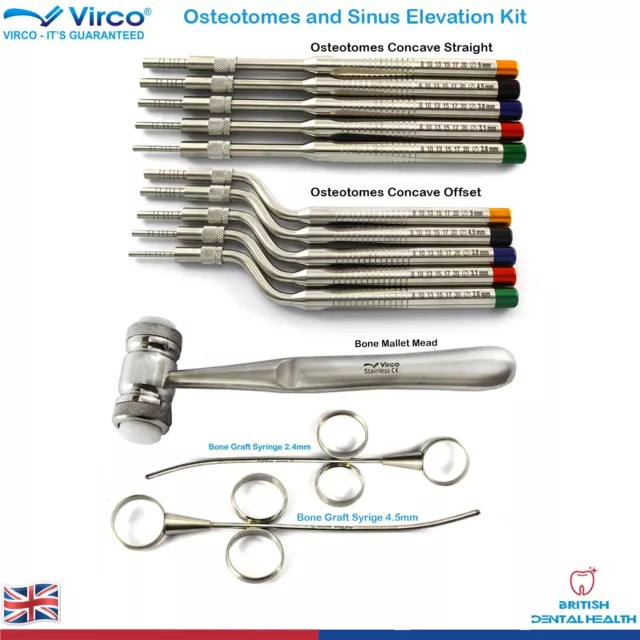 Implant Dentaire Ostéotomies Sinus Elevation Kit OS Maillet OS Seringue