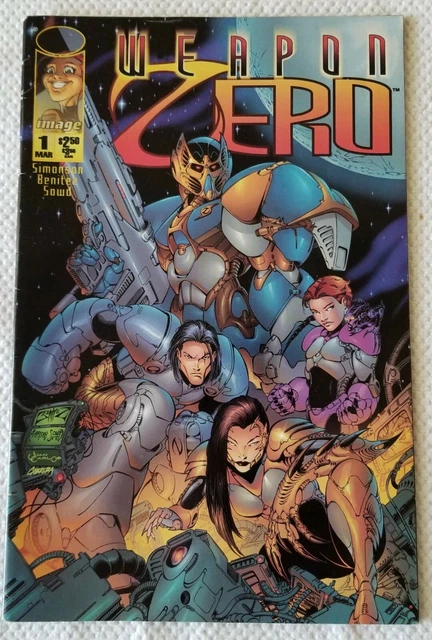 Weapon Zero Vol. 2 #1 March 1995 First Printing Image Comics