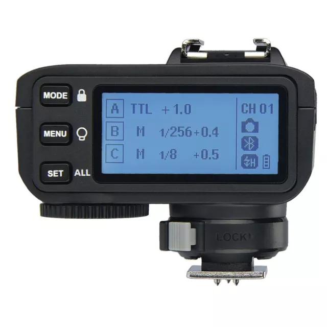 Transmisor disparador flash inalámbrico HSS 1/8000s para Canon Nikon Sony Fuji Olympus