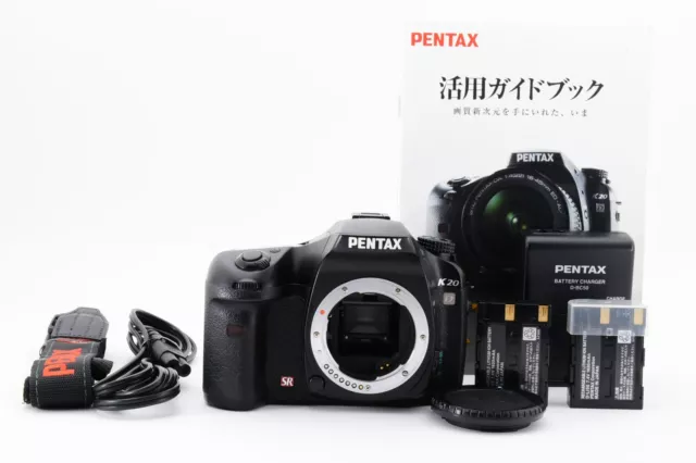 PENTAX K20D 14.6MP Digital SLR Camera Black Body From JAPAN [Mint] P1418