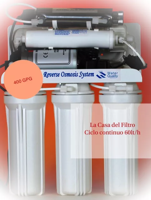 DC Solution, Depuratore Acqua Osmosi Inversa 400 Galloni