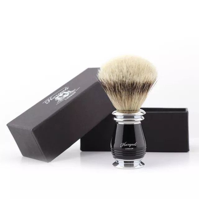 Genuine Best Silver Tip Men Shaving Badger Hair Brush with Metal Handle