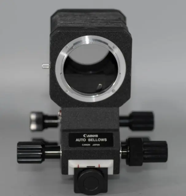 Fuelletes de enfoque macro automático Canon para cámara manual y lente FD - bonitos como nuevos-