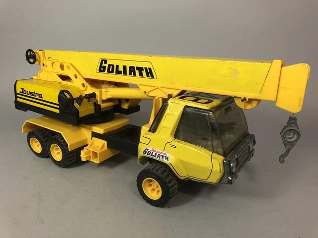 VGEBY Modèle Réduit Grue 1:50 – Alliage Et ABS, Rotation 360°, Bras Lève, Crochet, Chenilles Caoutchouc, Dès 8 Ans
