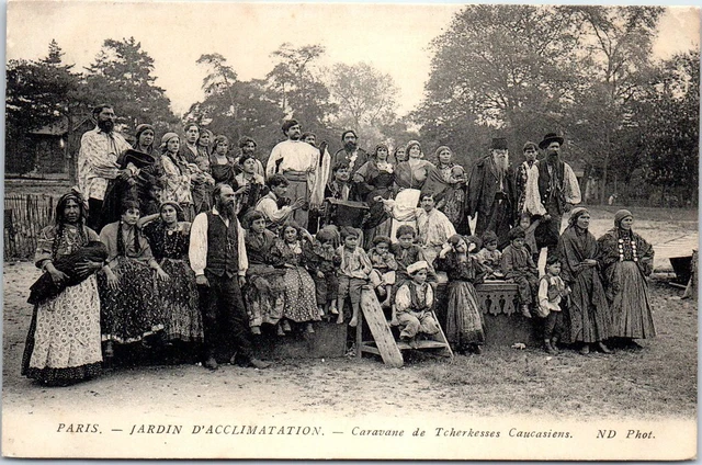 75 PARIS - jardin d'acclimatation, tcherkesses causasiens