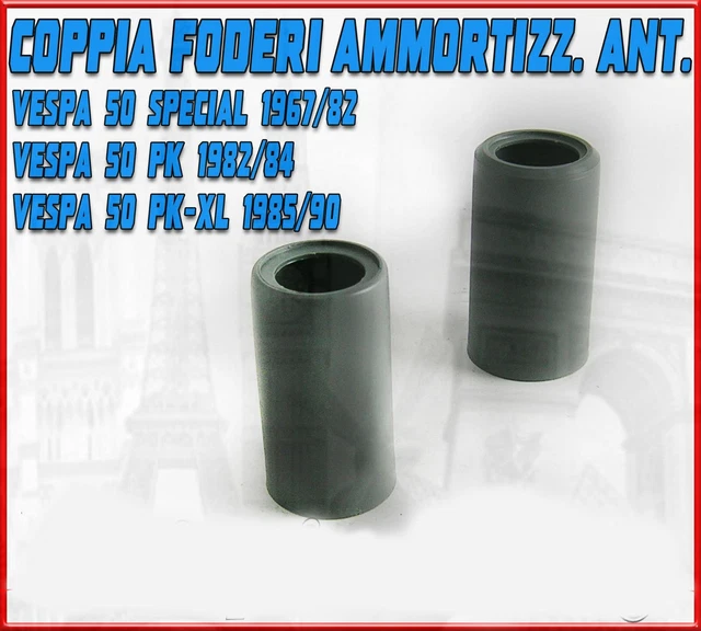 Coppia Foderi Ammortizzatore Anteriore Vespa 50 Rush/Fl/Hp 1990/97