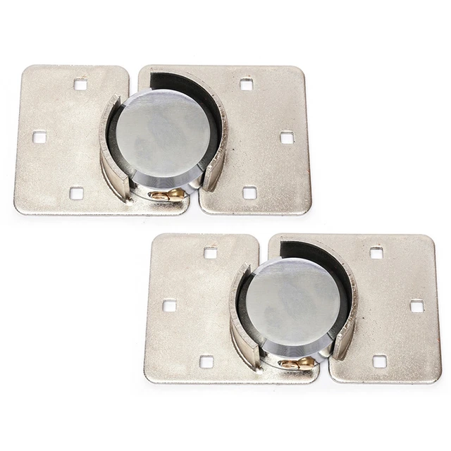2Pc Heavy Duty Van Garage Shed Door Lock Security Padlock And Hasp Set W/Bolt US
