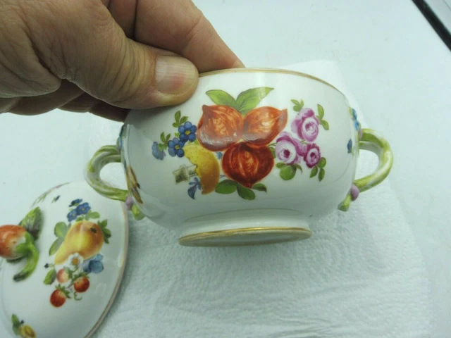 Bol A Bouillon Porcelaine Allemande  Dresden - Saxe -  Meissen