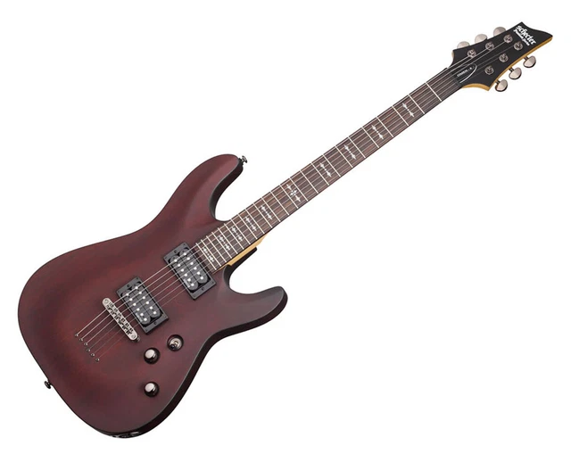 Schecter OMEN 6 6-String Electric Guitar in Walnut Satin - Used