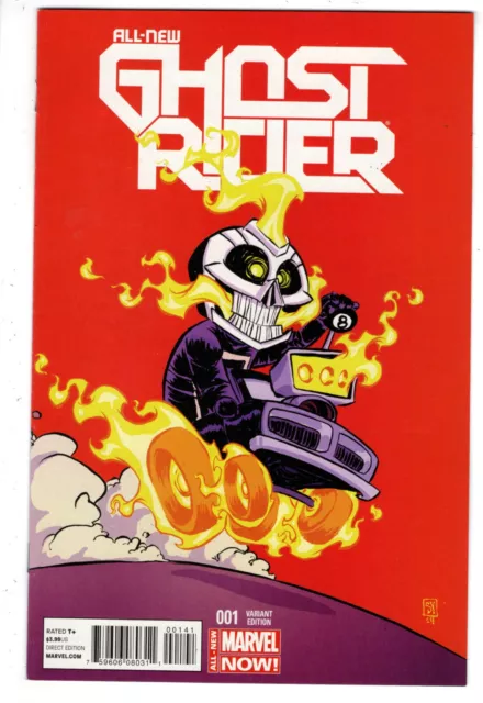 All New Ghost Rider #1 (2014) - Grade Nm - 1St Robbie Reyes - Young Variant!